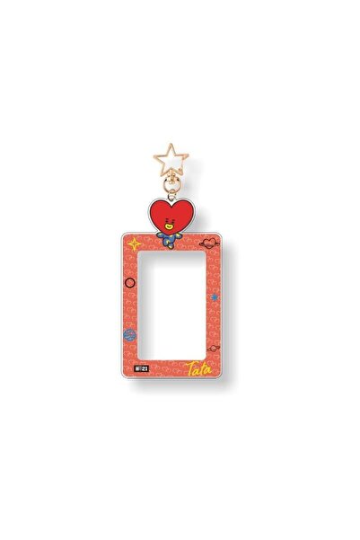 Choice1 حامل بطاقات وسلسلة مفاتيح BT21 من aixin بتصميم كاواي، ميدالية لتخزين ...