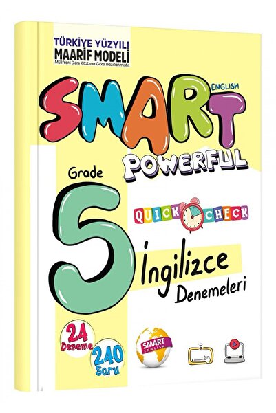 Smart English Grade 5 Powerful Quıck Check İngilizce Denemeleri