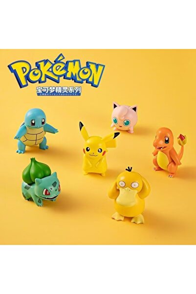 Choice1 NO BOX Hot Pokemon Anime Figures Pikachu Toys Model Charmander Psyduc...