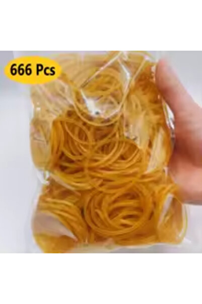 Choice1 مجموعة أربطة صفراء عالية المرونة 666 قطعة - 100/300/666 قطعة متينة بق...