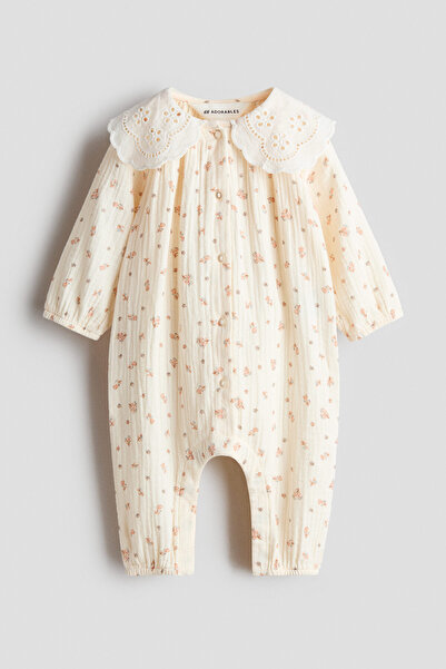 H&M Pamuklu Muslin Tulum