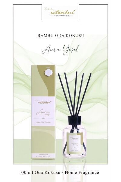 İyi Geceler İstanbul BAMBU ÇUBUKLU ODA KOKUSU AURA YEŞİL 100 ML
