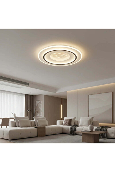 OEM LED полилей с дистанционно управление LINEA 125W, Ø50см, Кръгъл, Студена/...