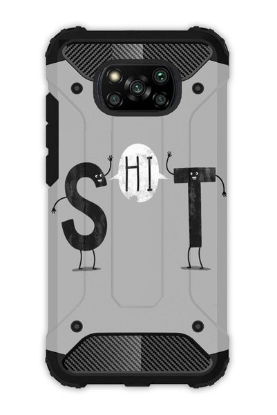 EGSTECH Poco X3 Nfc - X3 Pro Case Army Tank Full Protection Anti-Shock - Shit! !