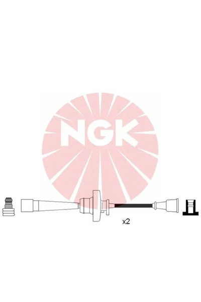 NGK Set Cablaj Aprinder 4104 Chrysler Sebring Mitsubishi Carisma/Colt 4/Colt ...