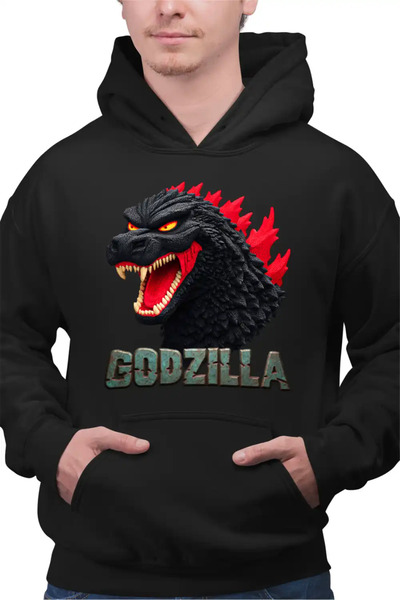 OEM Men's Hoodie Godzilla Kaiju Monster