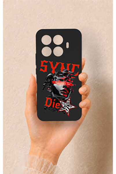 Vip Case Mi 17T Pro 5G Uyumlu Sync Die Desenli Silikon Kılıf