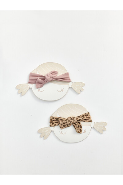 LC Waikiki Leopard Print Baby Girls' Hairband 2 Pack