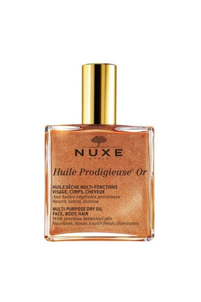 Nuxe Huile Prodigieuse Or многофункционално сухо масло с блясък, 50 мл