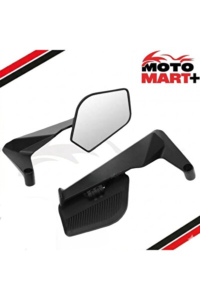 motomart+ Bajaj Pulsar Rs200 Geniş Camlı Katlanır Ayna H2 Mr0031
