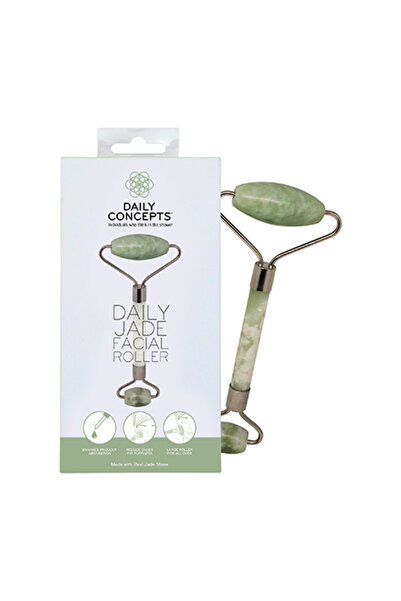 Daily Concepts Rolă facială zilnică din jad – rolă de masaj facial