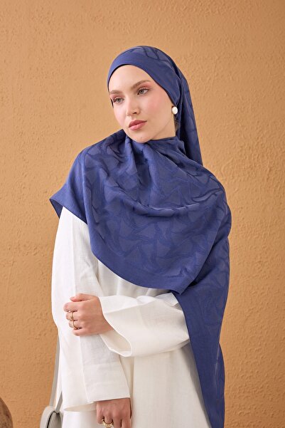 Silk Home Naia Cotton Shawl Aris Saks Blue