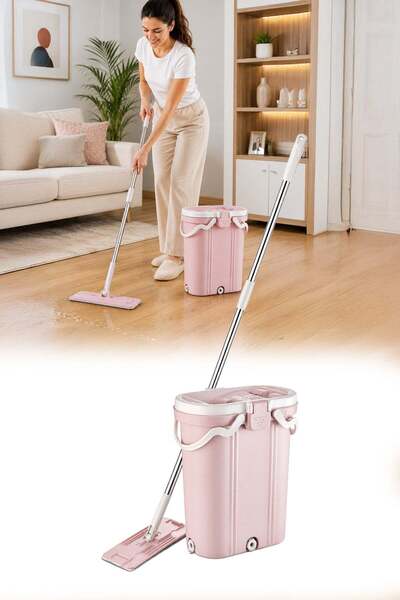 omilife Vip Temizlik Seti Premium Kovalı Mop Ev Zemin Temizlik Seti VP-500