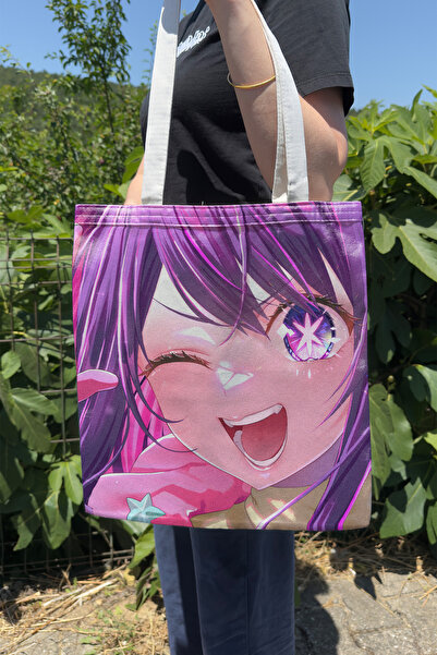 ZipZap Oshi No Ko V3 Summer Winter Double-Sided Canvas Print Tote Bag Anime Bag