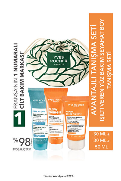 Yves Rocher Işıltı Veren Yüz Bakım Seyahat Boy Tanışma Seti