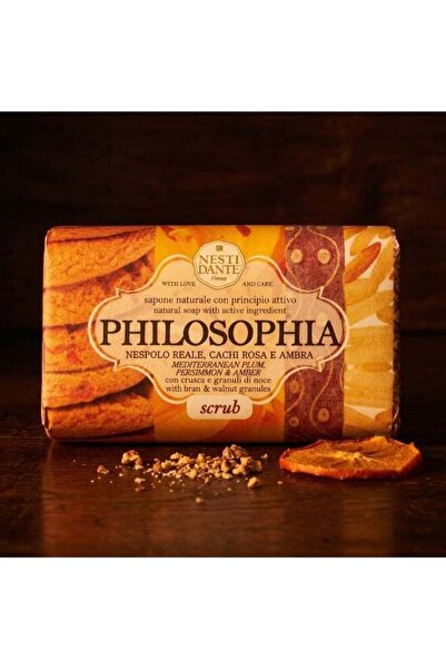 Nesti Dante Philosophia Scrub Soap 250g - Luxury Italian Natural Soap Bar – V...