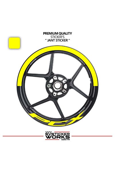 ARONA Honda Pcx Wheel Rim Strip – Half Rim Cover & Pcx Lettering Sticker Set