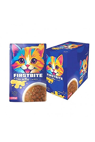 M-PETS FIRSTBITE Tuna in Jelly Wet Cat Food 12x85g – Complete Premium Cat Foo...