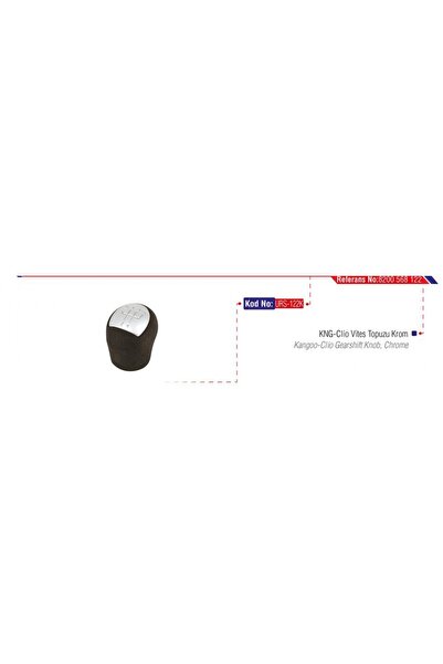 URS Ilkestor Gear Knob Chrome Clio (02200) Ii-Kng Iii