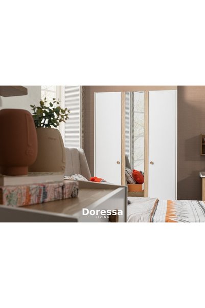 Doressa Living Brande 3 Kapılı Gardırop