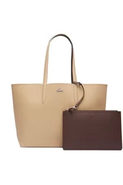 FA.accessories حقيبة يد نسائية كبيرة ذات وجهين ثنائية اللون