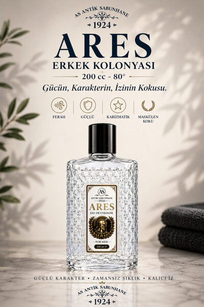 AS ANTİK SABUNHANE 1924 ARES Erkek Kolonyası – 200 cc