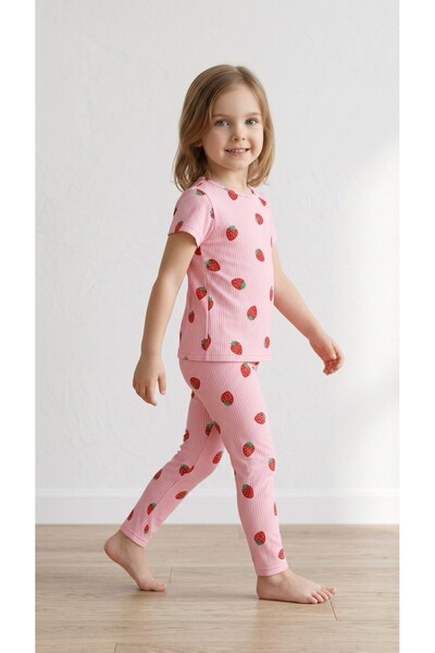 DANBİ Girl's 4,5,6,7,8,9,10,11 Year Old Seasonal Pajama Set