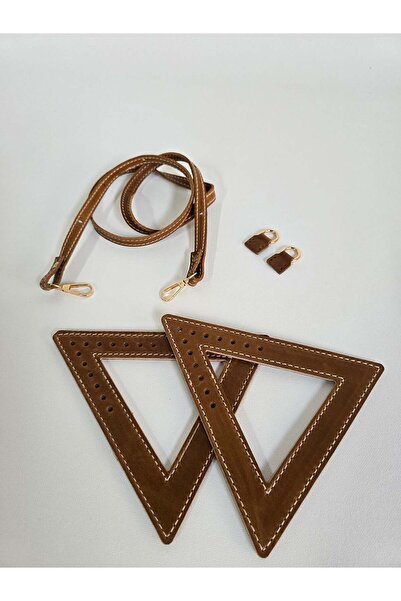 Desaryou Triangle Double Handle Trop Adjustable Hanger Set - Tan