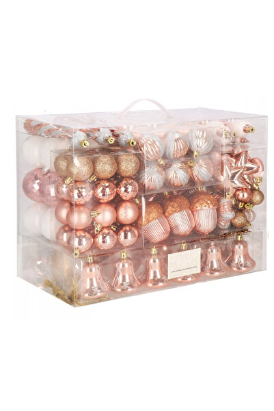 Luna Bite , Christmas bauble and decoration set, 152 pieces, various sizes, r...