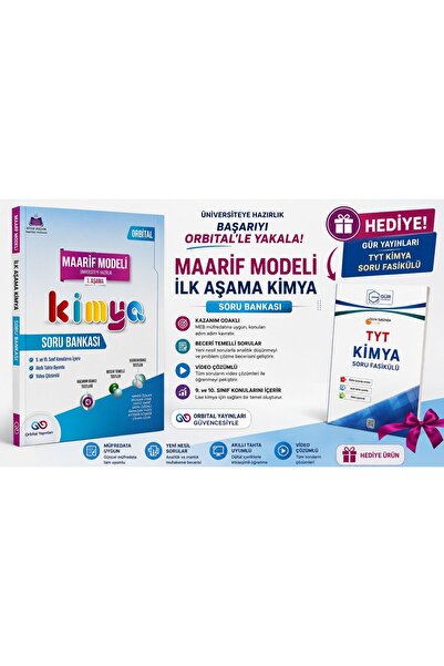 Orbital Yayınları 2028 MAARİF MODEL TYT KİMYA SORU BANKASI-GÜR YAYINLARI TYT ...