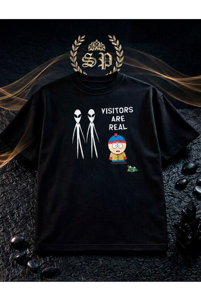 StartMore Tricou Visitors Vintage Y2k din bumbac 100%
