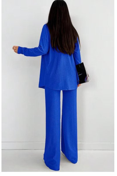 Lumina trent Women's Suit Shirt Crop Pants Combination