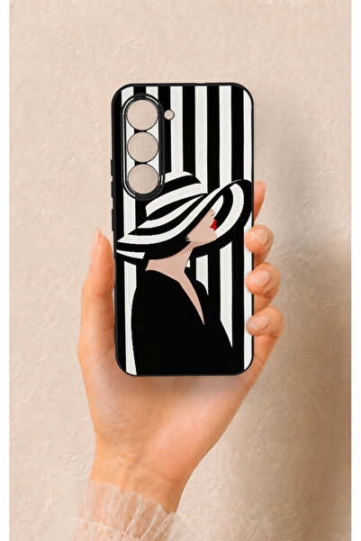 Vip Case Tecno Spark 40 Pro Uyumlu Madam Marica Desenli Silikon Kılıf