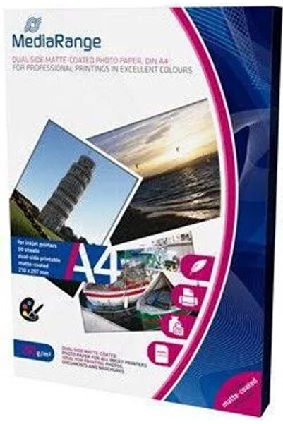MediaRange Hartie Foto InkJet mata dual-side A4 50 coli 250g