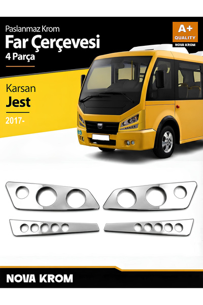 Karsan Jest Krom Far Çerçevesi 4 Prç 2017-2025
