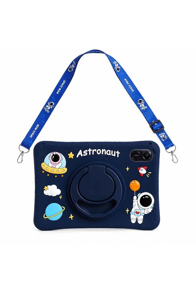 Forzacase Honor Pad X9 11.5 inç ile uyumlu Astronot Desen Askılı Standlı Sili...