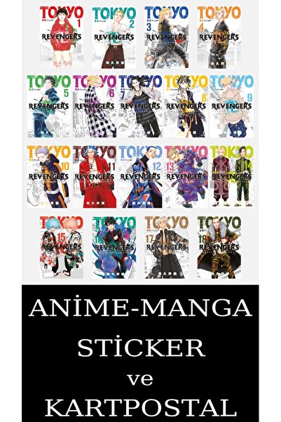Gerekli Şeyler Yayıncılık Tokyo Revengers 1-18 EKSİKSİZ Manga Seti (18 KİTAP)...
