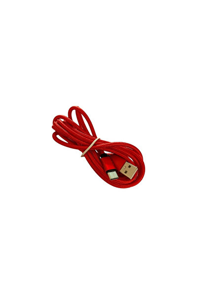 OEM Καλώδιο Speed Braided USB 2.0 to micro USB 2m Κόκκινο TM-502