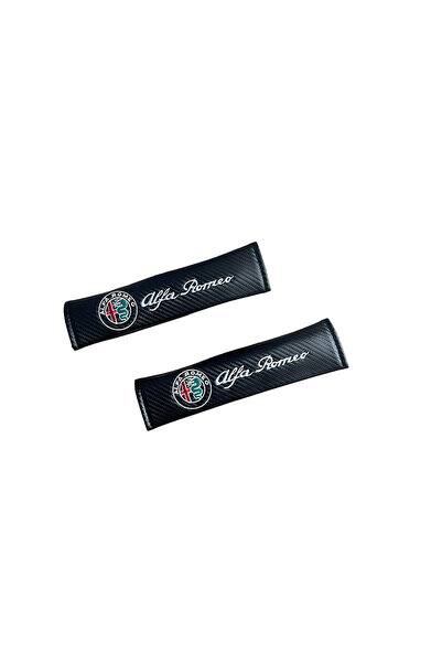 OEM Μαξιλαράκια Ζώνης Carbon ALFA ROMEO Σετ Χρώμα Μαύρο - ΟΕΜ