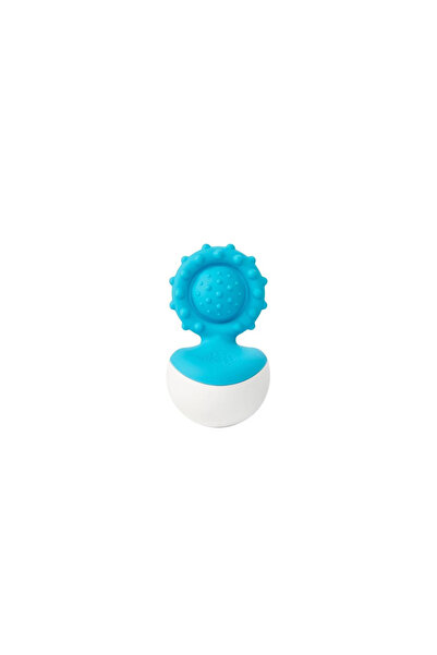 Fat Brain Toys Dimpl Bubbles Jucărie de dentiție oscilantă Albastru