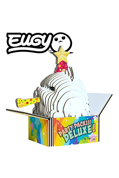 Eugy Pisică persană, bumbac pufos. Puzzle 3D