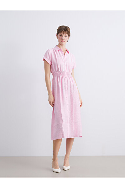 LC Waikiki Nevavm Modal Blended Shirt Dress with a Difference