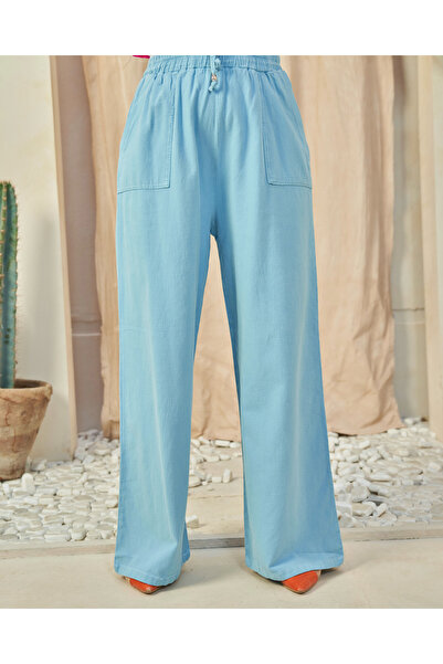 Tibra The All Day Flow Pants (Baby Blue)