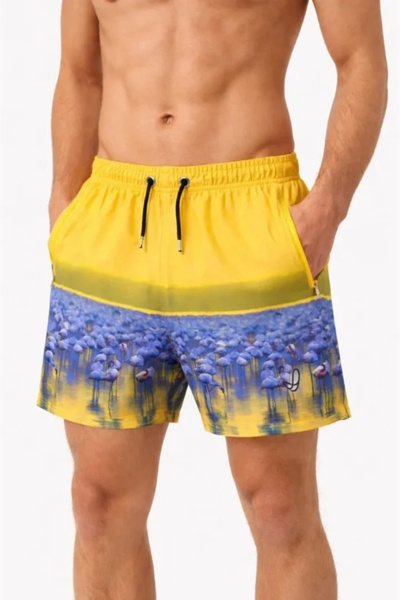 Beruflic Men's Swim Shorts with Zipper Pockets and Mesh Lining, Quick Drying,...