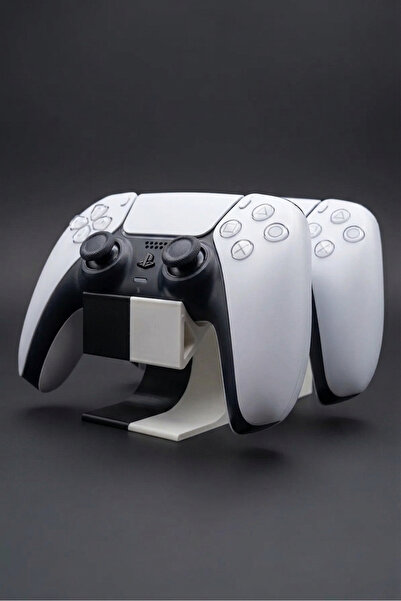 craftopya PS5 Dualsense Uyumlu İkili Kol Standı Siyah Beyaz Masaüstü Oyun Kol...