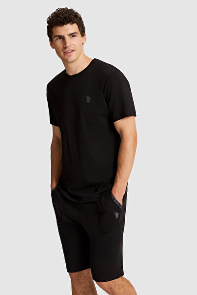 U.S. Polo Assn. Men's Black Pajama Set 50326135-Vr046