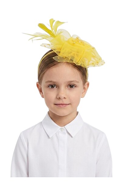 Bidani -Aina Flower Headband-Voilet & Yellow