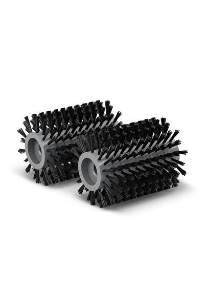 Karcher Surface Roller Brushes 2-Pack for PCL 3-18, Black