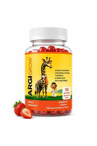 Generic Brand أرجي جرو جامي للأطفال 90 حبة | مكمل غذائي لدعم النمو والطاقة وا...