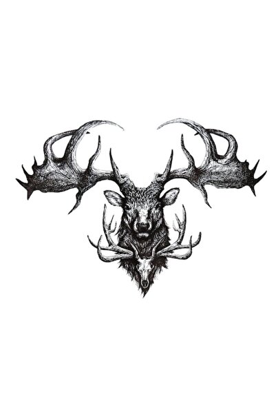 FlashTattoosRomania Tatuaj temporar, Tatuaje Flash România, Cerb Carpatin, re...